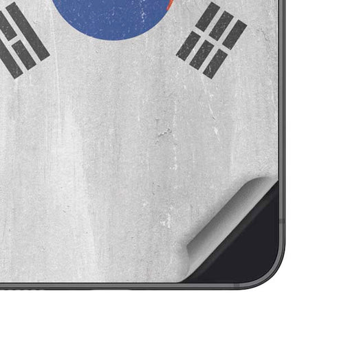 South Korean Flag Distressed Galaxy S25 Skin